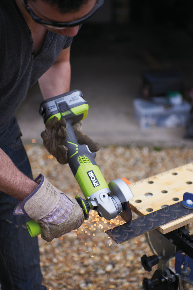 Углошлифмашина RYOBI R18AG-0 (без батареи) система ONE +