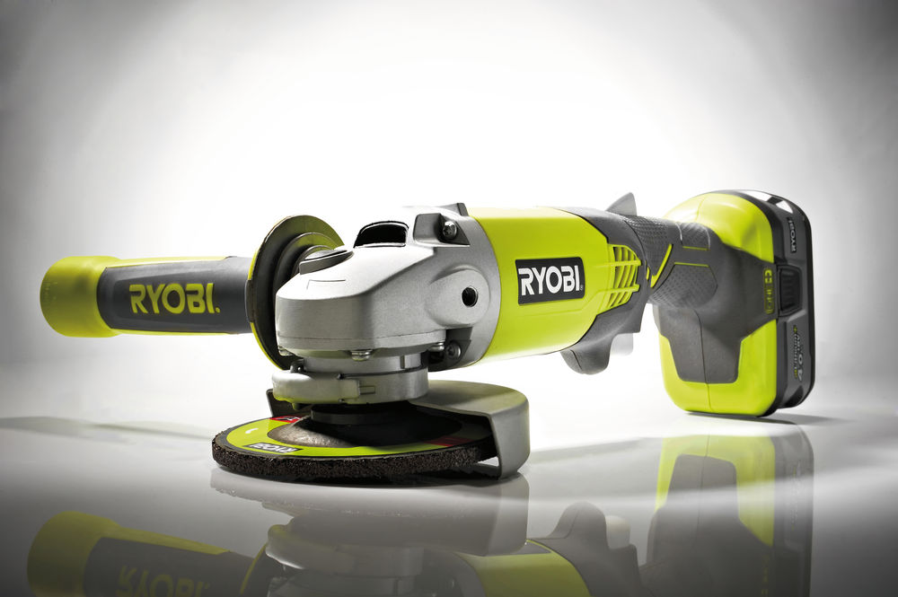 Углошлифмашина RYOBI R18AG-0 (без батареи) система ONE +