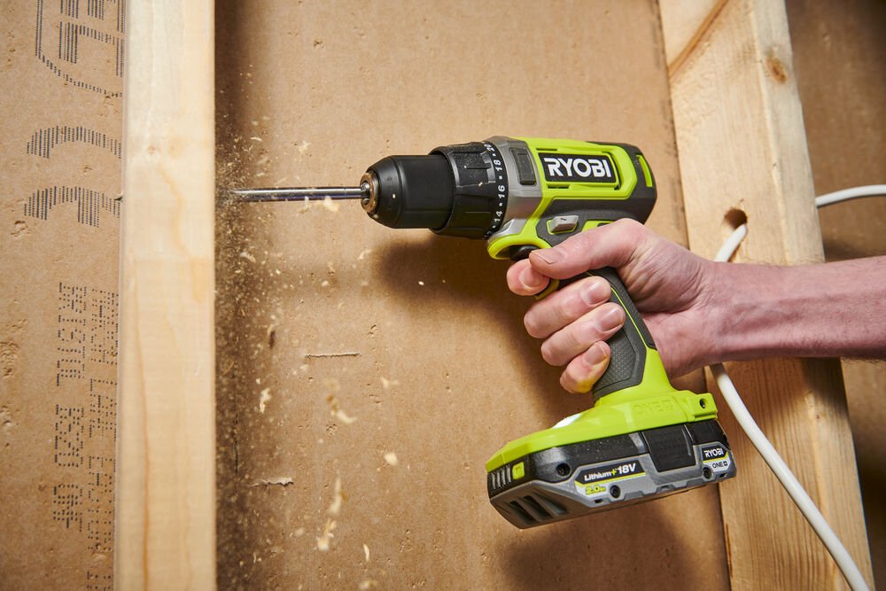 Дрель-шуруповерт RYOBI RDD18-0 (без батареи) система ONE +