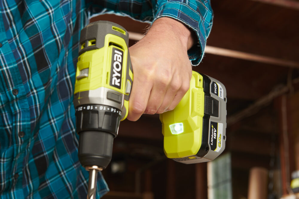 Дрель-шуруповерт RYOBI RDD18-0 (без батареи) система ONE +