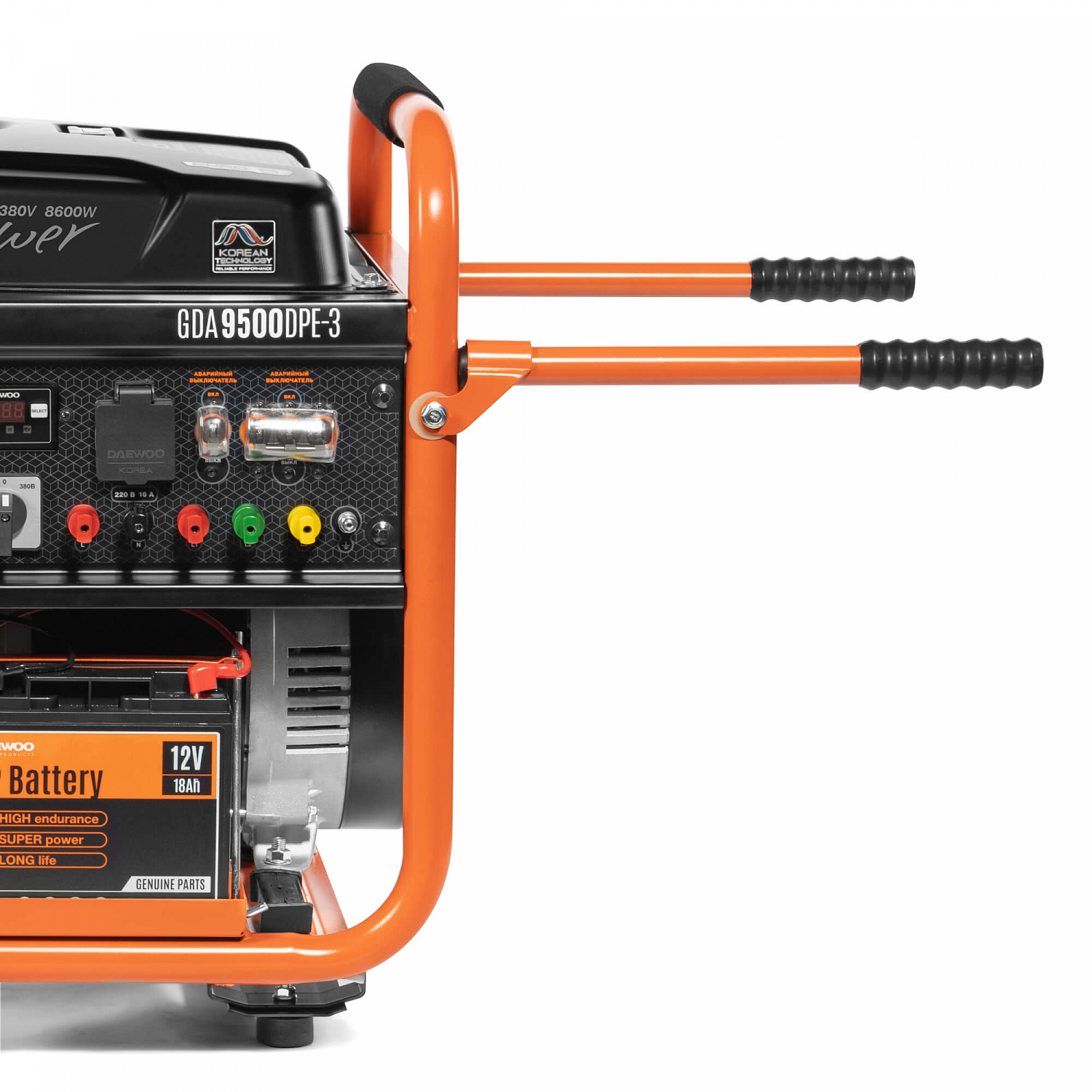 Генератор бензиновый DAEWOO GDA 9500DPE-3