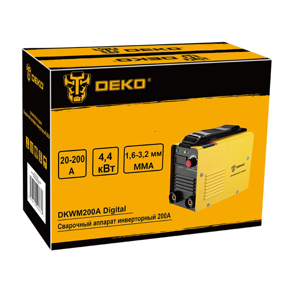 Инвертор сварочный DEKO DKWM200A Digital