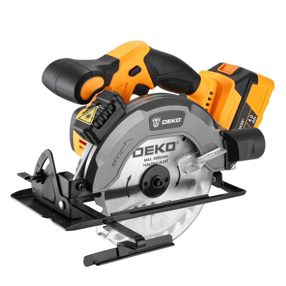 Пила циркулярная аккумуляторная DEKO DKCS20V