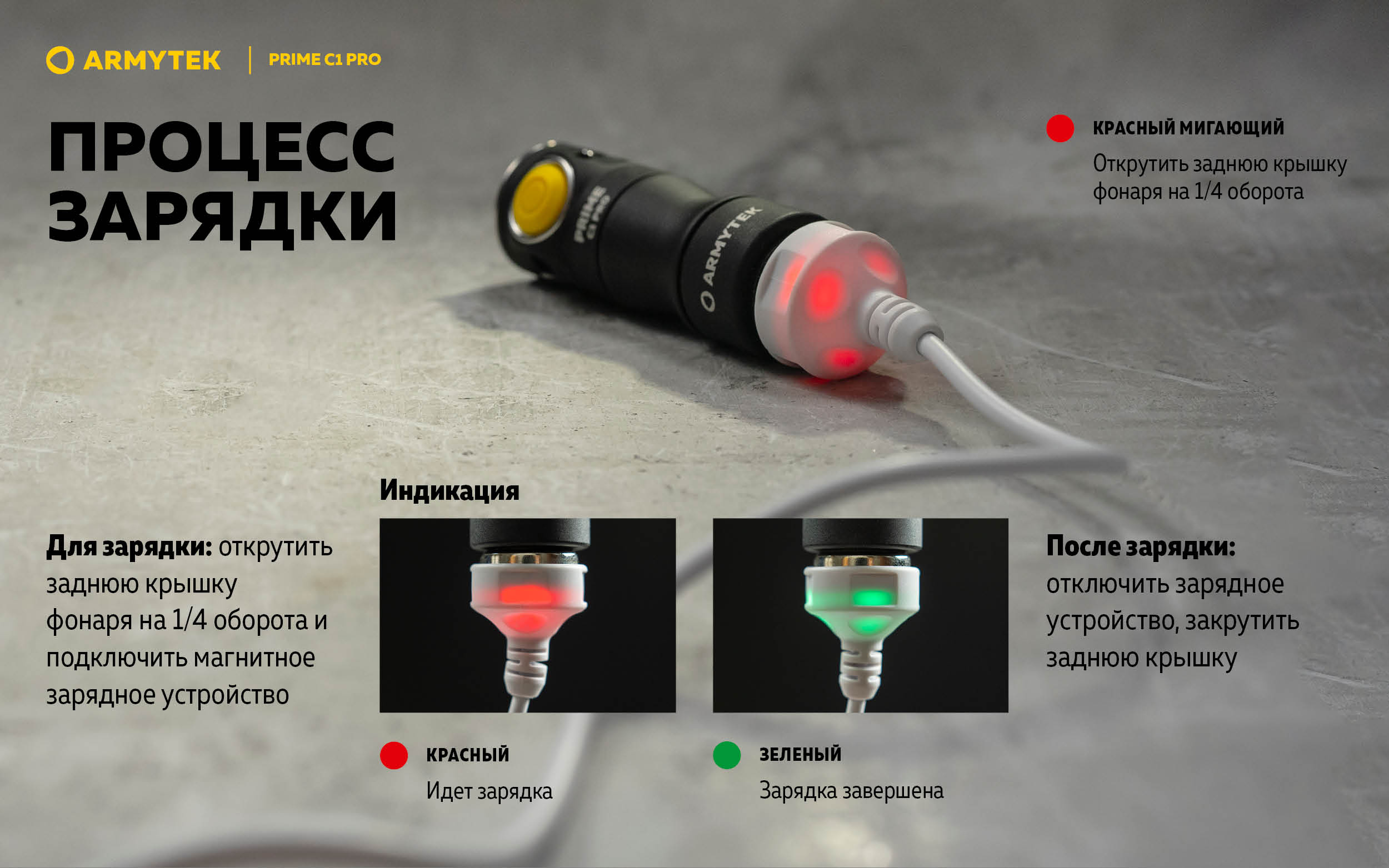 Фонарь Armytek Prime C1 Pro Белый