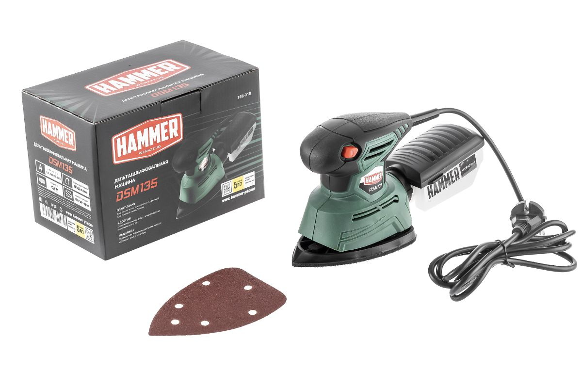 Дельташлифовальная машина Hammer DSM135