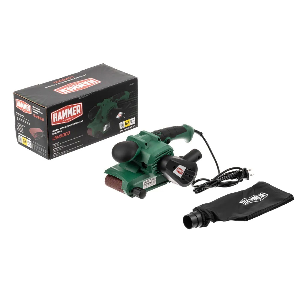 Ленточная шлифмашина Hammer LSM900D