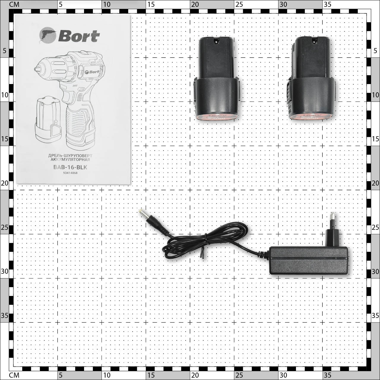 Дрель-шуруповерт аккумуляторная Bort BAB-16-BLK