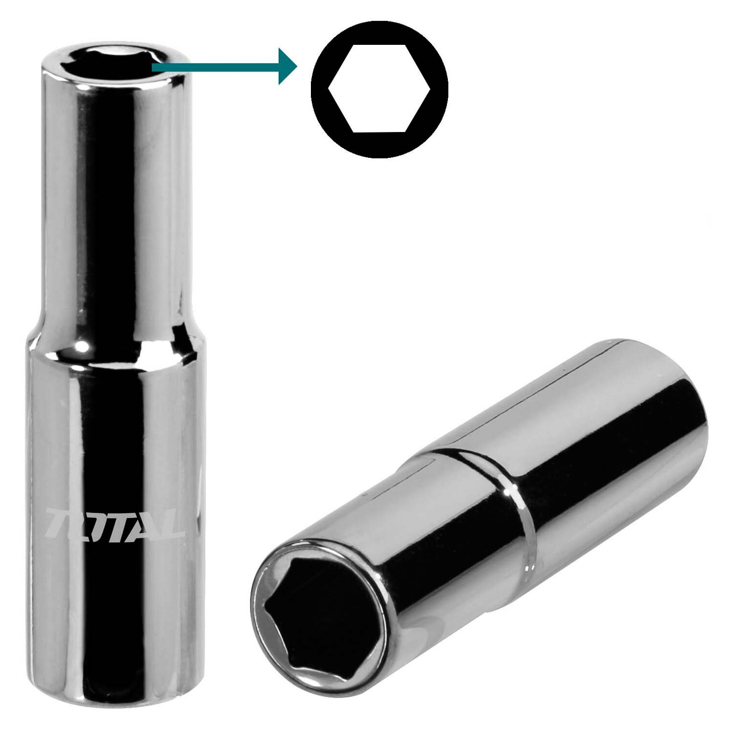 Торцевая головка удлиненная 1/2 " 19 мм TOTAL THTST12193L