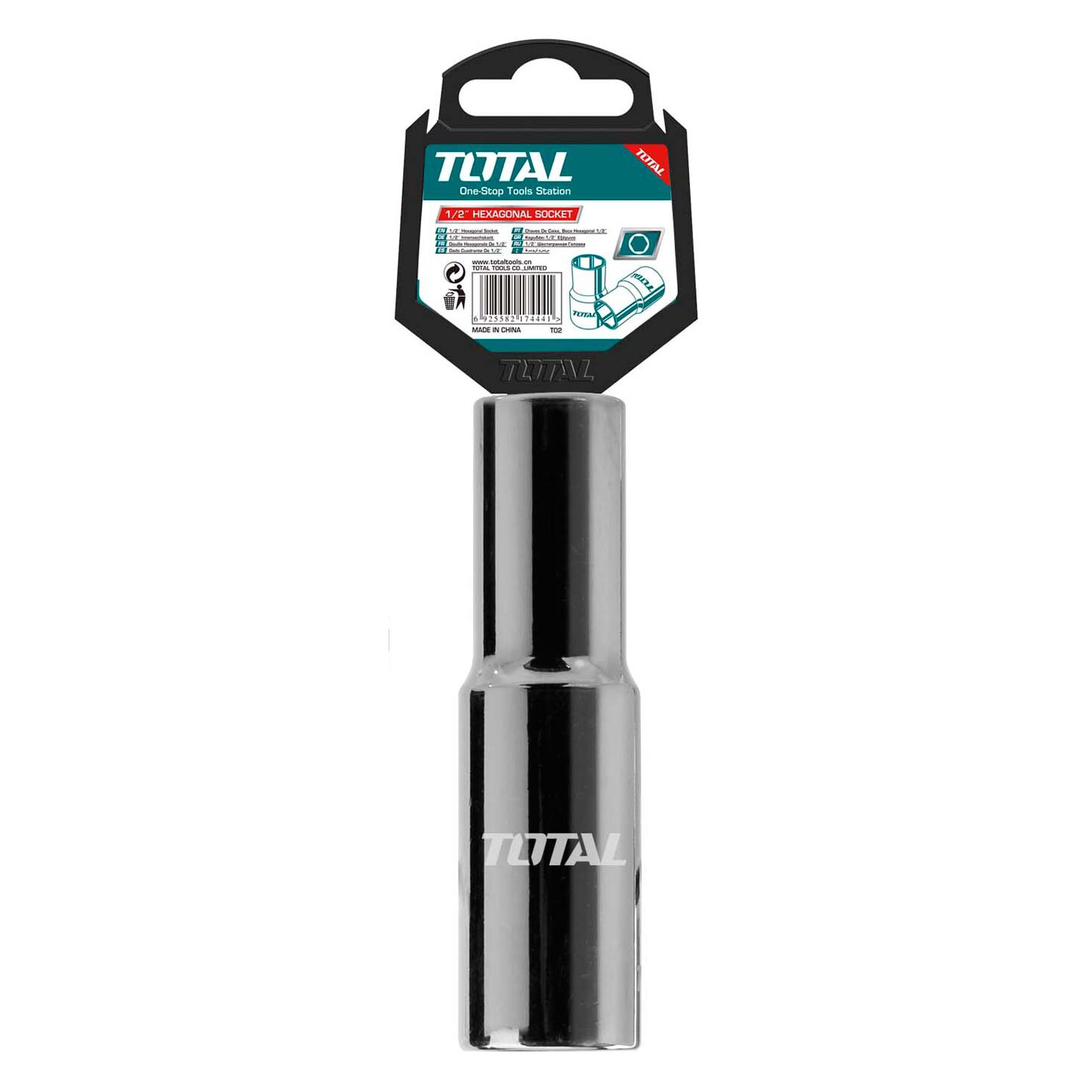 Торцевая головка удлиненная 1/2 " 19 мм TOTAL THTST12193L