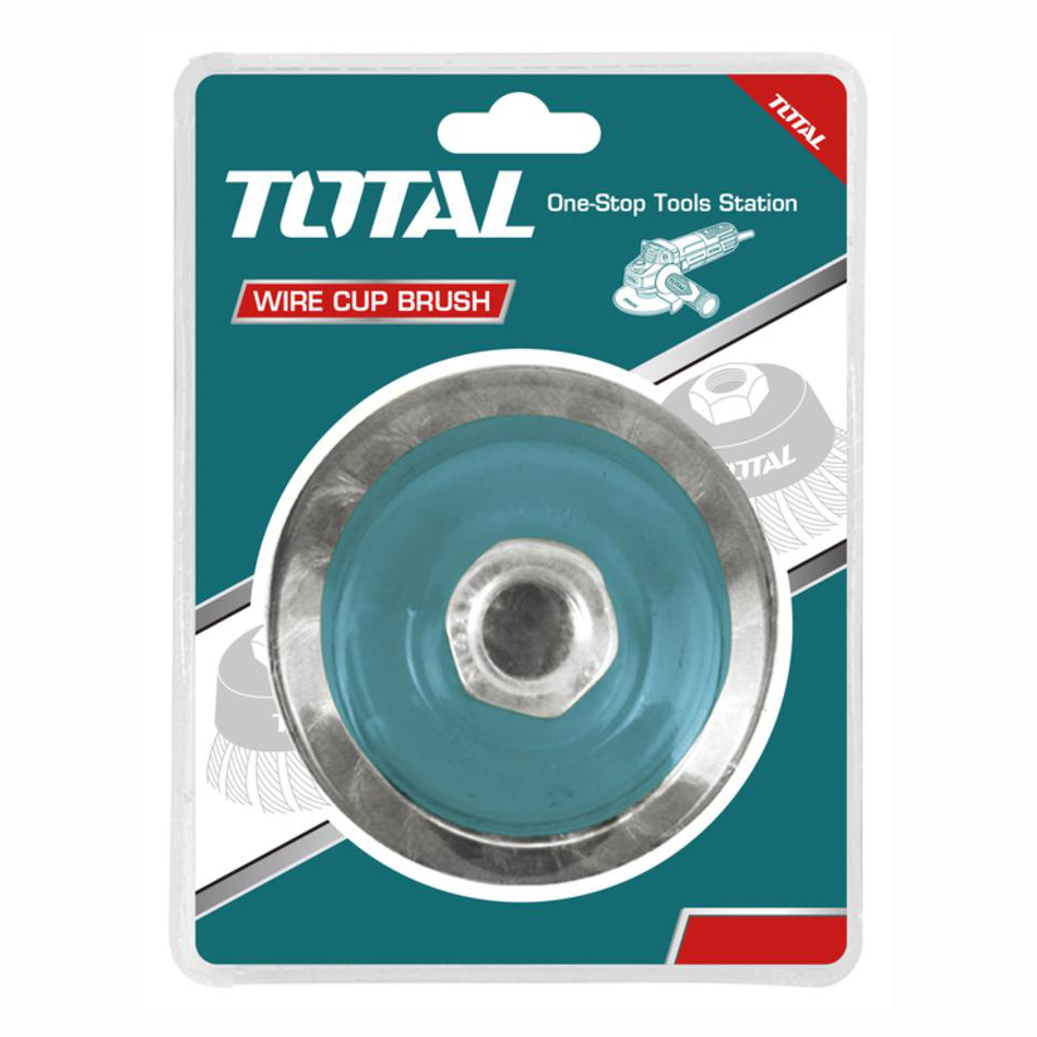 Щетка проволочная чашечная 75 мм TOTAL TAC32031