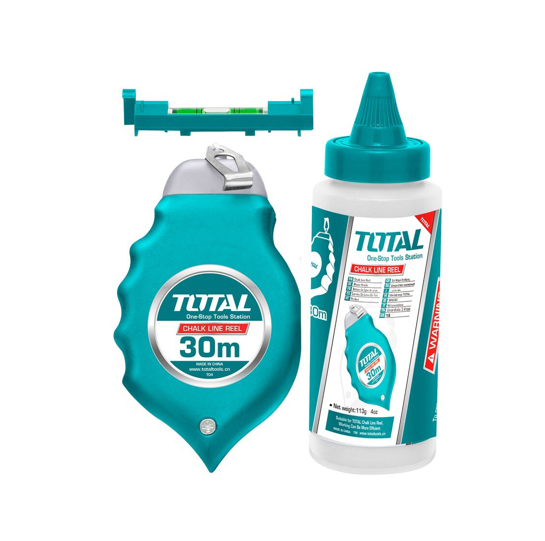Шнур разметочный 30 м TOTAL THT661301