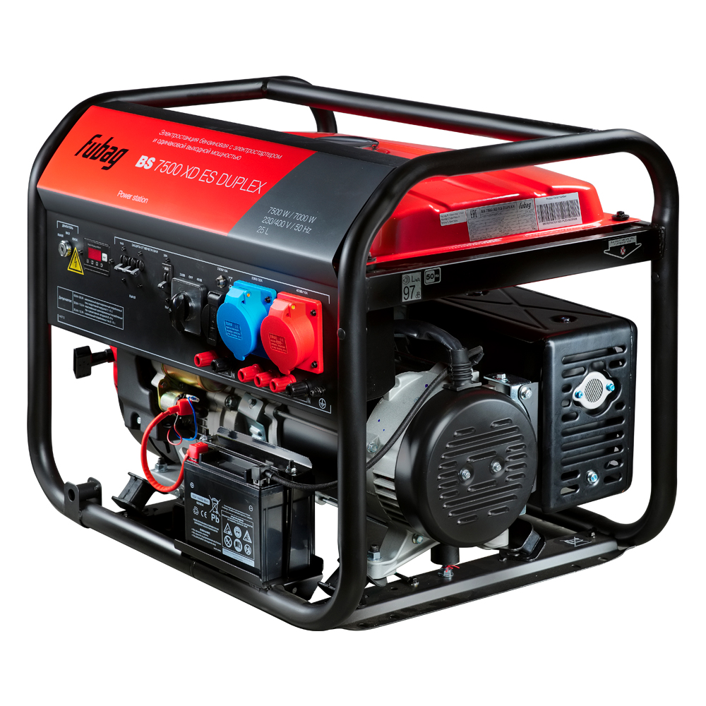 Генератор бензиновый FUBAG BS 7500 XD ES Duplex