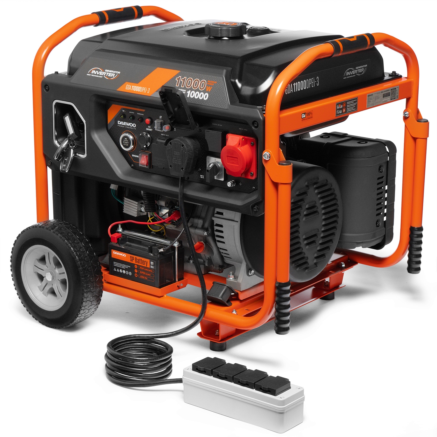 Генератор бензиновый инверторный DAEWOO GDA 11000DPEi-3